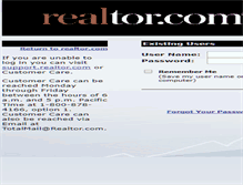 Tablet Screenshot of mail.realtor.com