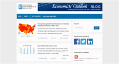 Desktop Screenshot of economistsoutlook.blogs.realtor.org