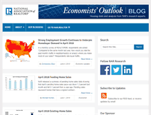 Tablet Screenshot of economistsoutlook.blogs.realtor.org